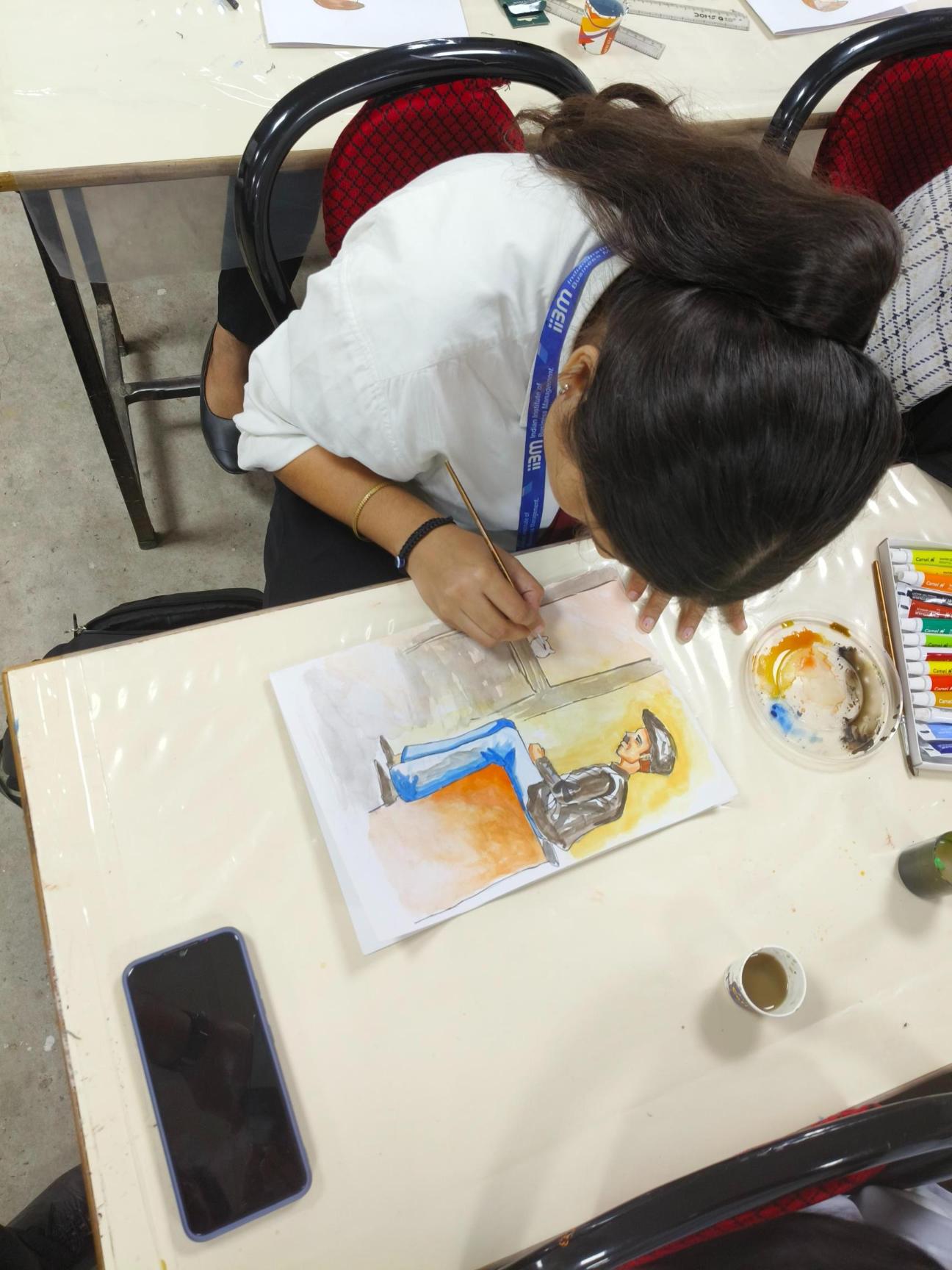 Rahul Soni Conducts “All Can Sketch” Workshop for PGDM, BBA, BCA & MAMC Students at IIBM and ZHI Patna